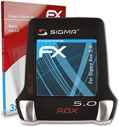 atFoliX Képernyő Védelem Film Kompatibilis Sigma Rox 5.0 kijelző Védő fólia, Ultra-Tiszta FX Védő Fólia (3X)