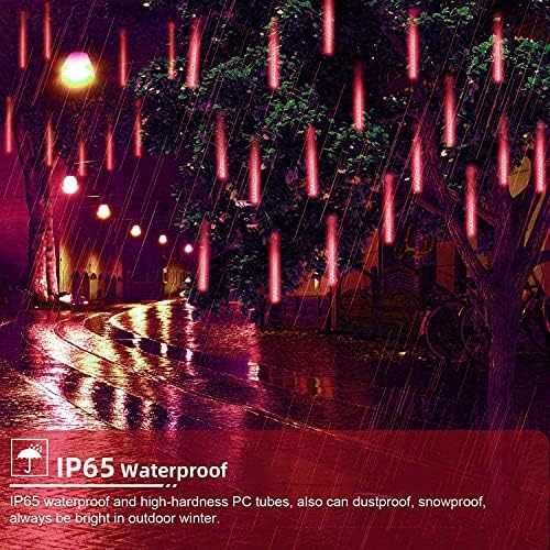 W·Z LED Meteorzápor Eső Fények,Csepp/Jégcsap Havas Eső Esőcseppek 30cm 8 Csövek Vízálló Lépcsőzetes Lámpák, Esküvő, Karácsony