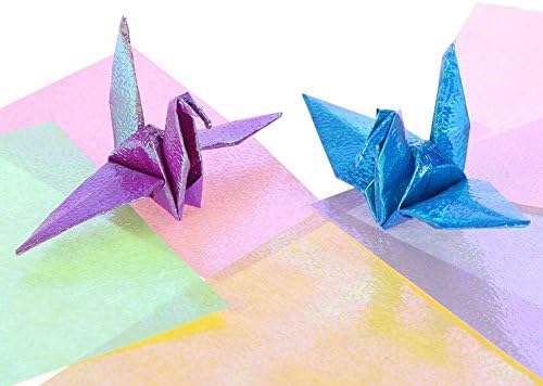 Whitelotous 20 Lap Tér Origami Papírokat Ragyogó Összecsukható Szilárd papír, Kézzel készített DIY Kézműves Scrapbooking(3