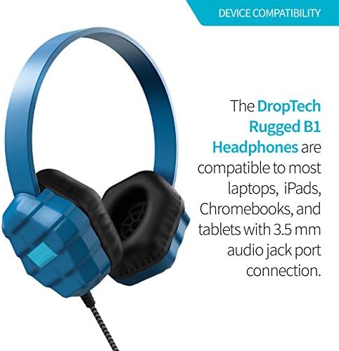 Gumicukor DropTech B1 Over-Ear Fülhallgató. Célja a K-12 Diákok, Tanárok Tantermek – Csepp Tesztelt, Stabil, Megbízható,
