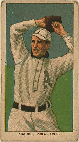 HistoricalFindings Fotó: Harry Krause,Philadelphia Atlétika,Baseball,Dobó,Amerikai Liga,c1910