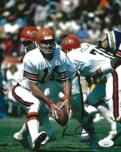 Ken Anderson aláírt Cincinnati Bengals 8x10 fotó dedikált 2 TÁRSASÁGGAL - Dedikált NFL-Fotók